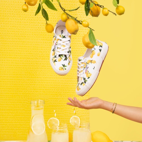 Superba 2750 Cotu Classic Sneaker - lemon print! - Picture 2 of 8
